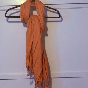 Elegant Orange (dark peach) Scarf